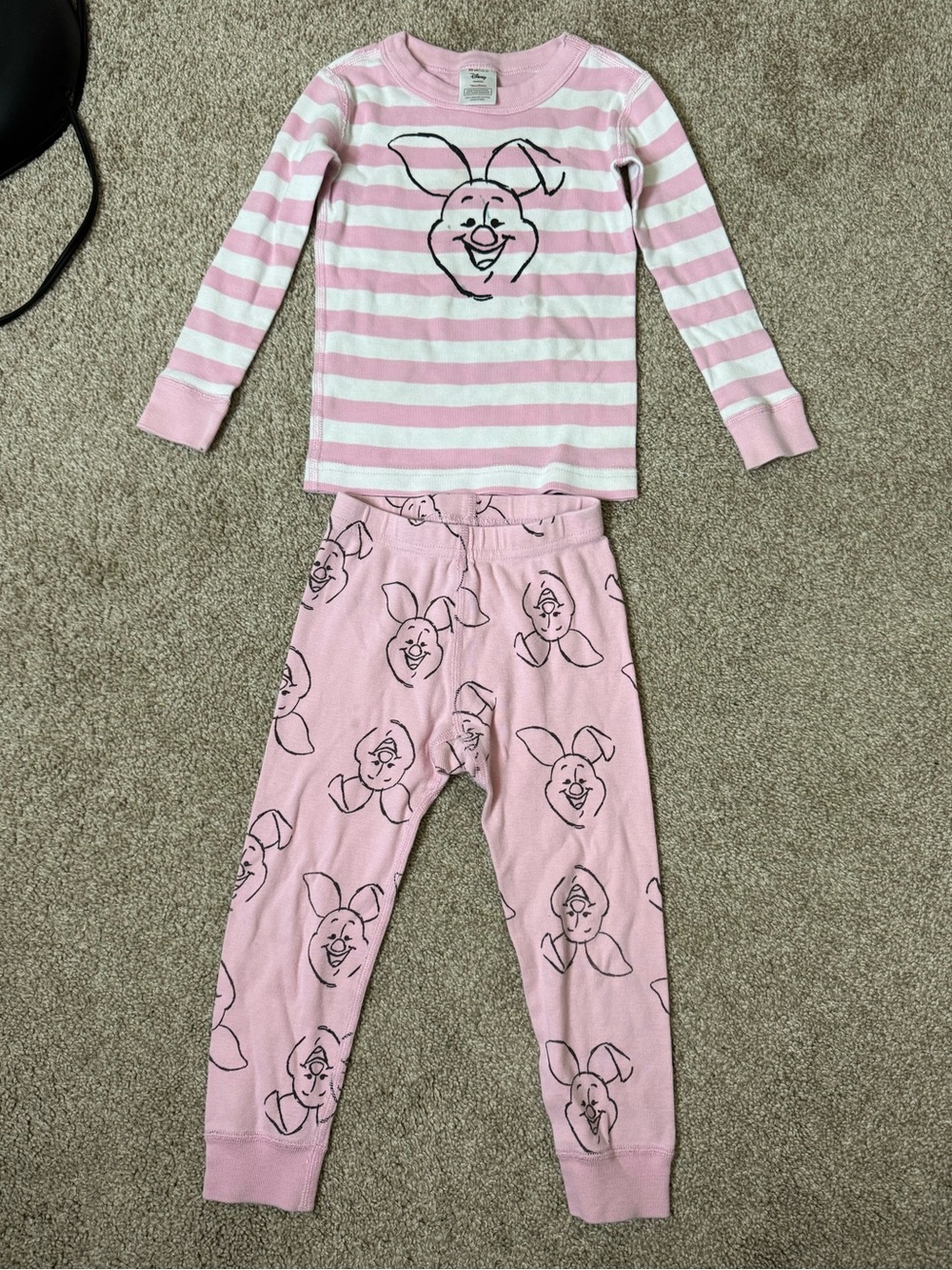 Hanna Andersson Kids’ Pink Piglet Pajama Set